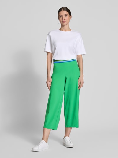 Raffaello Rossi Kuloty o kroju regular fit z przeszytym kantem model ‘SALLY’ Zielony 1