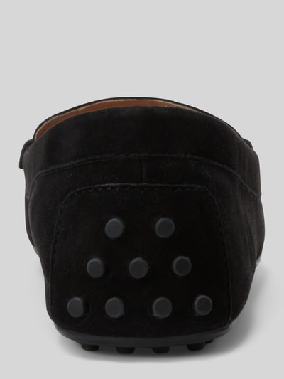 Lauren Ralph Lauren Slipper aus echtem Veloursleder Black 4