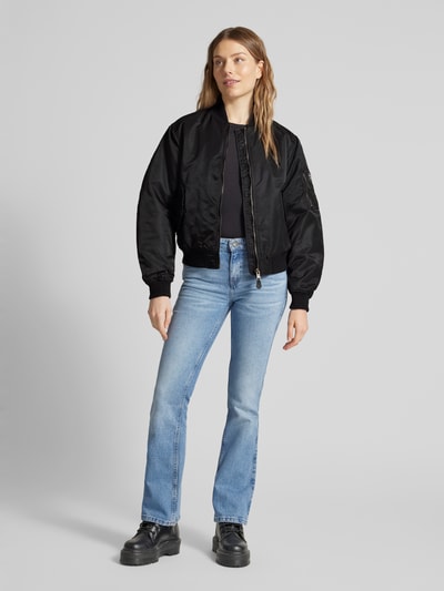 Guess Jeans Bomberjacke mit Zweiwege-Reißverschluss Black 1