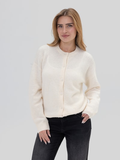 REVIEW Regular Fit Cardigan mit Woll-Anteil - Anna von Klinski x REVIEW  Offwhite Melange 4