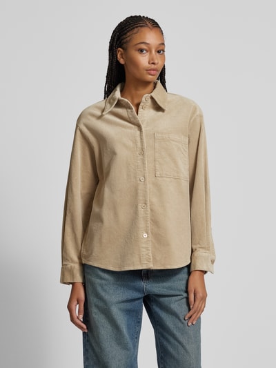 Marc O'Polo Denim Overhemdblouse met knoopsluiting Beige - 4