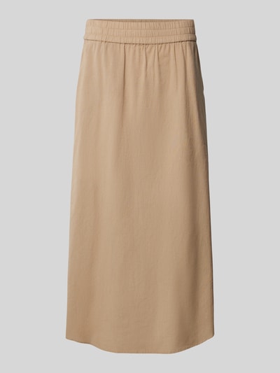 Fransa Midirok met elastische band, model 'Maddie' Beige - 2