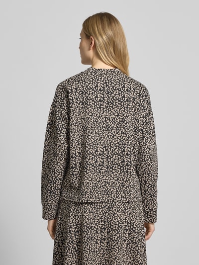 Milano Italy Strickpullover mit Stehkragen Graphit 5