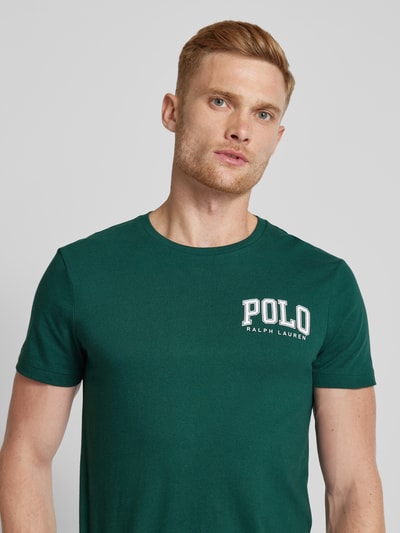 Polo Ralph Lauren T-shirt z nadrukiem z logo Butelkowy zielony 3