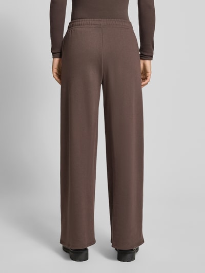 Gina Tricot Wide Fit Sweatpants mit elastische Bund Mittelbraun 5