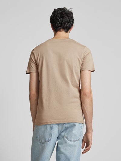 Alpha Industries T-Shirt mit Label-Print Sand 5