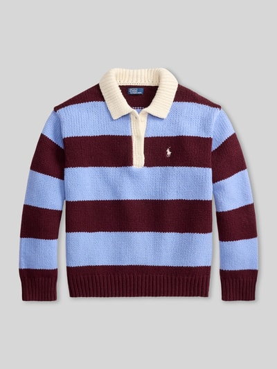 Polo Ralph Lauren pullover in relaxed fit van wolmix Lichtblauw - 2
