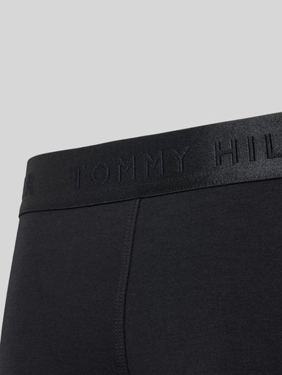 Produktfoto, Trunk aus Modal-Mix mit Baumwoll-Anteil im 3er-Pack Modell '3P TRUNK' von Tommy Hilfiger, dunkles Schwarz, glatte Oberfläche, dezentes Logo, Herren Pant & Trunk von Tommy Hilfiger