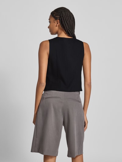 Only Kamizelka garniturowa o kroju slim fit z piki model ‘CHRISTINA’ Czarny 5