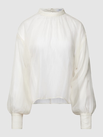 MSCH Copenhagen Blouseshirt met opstaande kraag, model 'Destille' Zand - 2