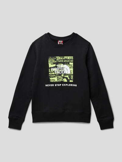 The North Face Sweatshirt met labelprints Zwart - 1