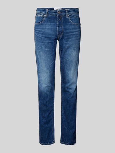 Replay Straight Leg Jeans im 5-Pocket-Design Modell 'GROVER' Jeansblau 1