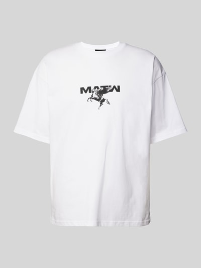 Review X MATW T-shirt z nadrukiem z logo Biały 2