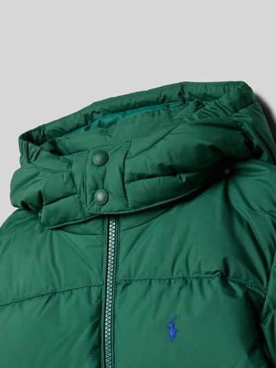 Polo Ralph Lauren Teens Pikowana kurtka z wyhaftowanym logo Zielony 2