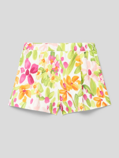 Mayoral Shorts met bloemenmotief Oranje - 3