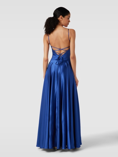 Luxuar Abendkleid mit Wasserfallausschnitt Royal 5