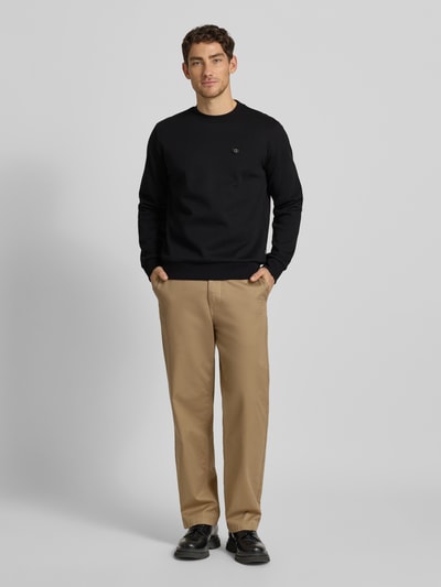 BOSS Regular Fit Sweatshirt aus Baumwoll-Mix Modell 'C-SHARPE 01' Black 1
