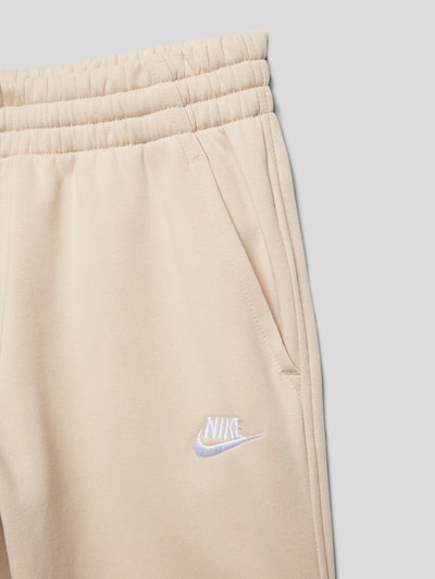 Nike Sweatpants mit Label-Stitching Beige 2