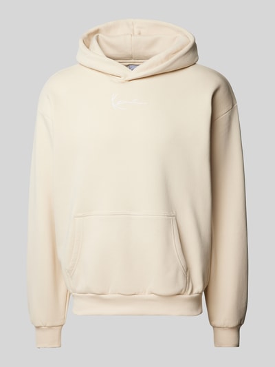 KARL KANI Hoodie met labelstitching Zand - 2