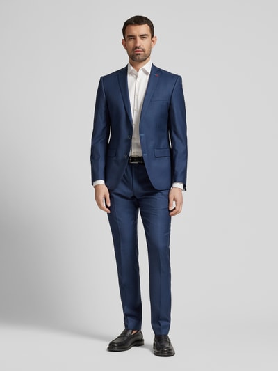 Roy Robson Slim Fit 2-Knopf-Sakko aus reiner Viskose Marine 1