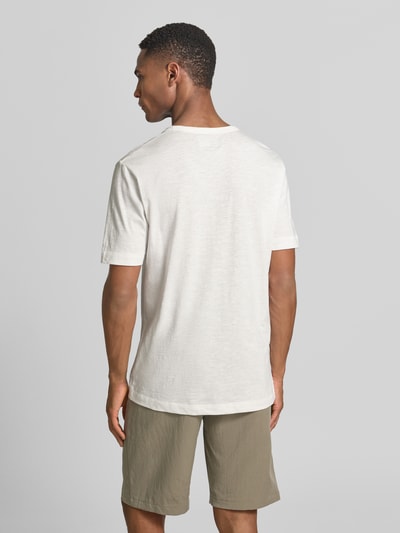 Marc O'Polo t-shirt o kroju regular fit z czystej bawełny Złamany biały 5