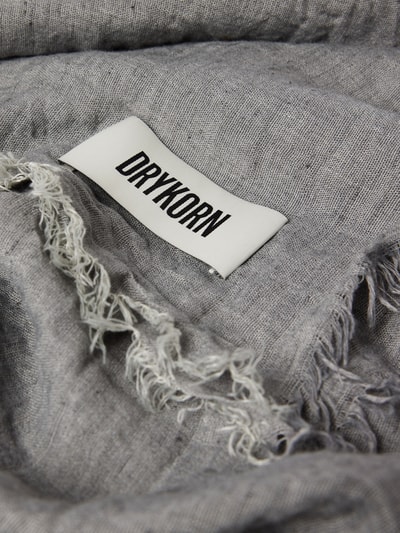 Drykorn Schal mit Label-Patch Modell 'DACER' Hellgrau 2