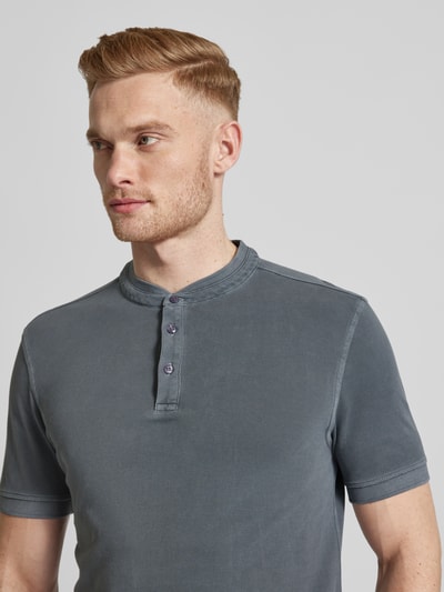 Strellson Regular fit poloshirt met maokraag, model 'Phillip' Zwart - 3