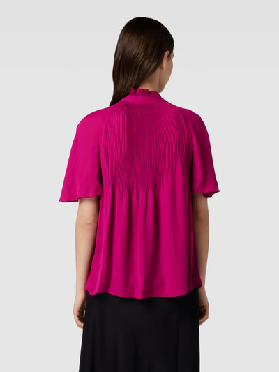 Lauren Ralph Lauren Bluse mit Volantärmeln Modell 'ADAR' Fuchsia 5