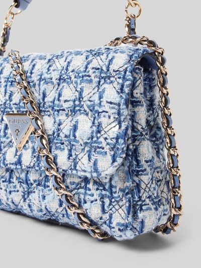 Guess Handtasche mit Strukturmuster Modell 'GIULLY' Blau 3