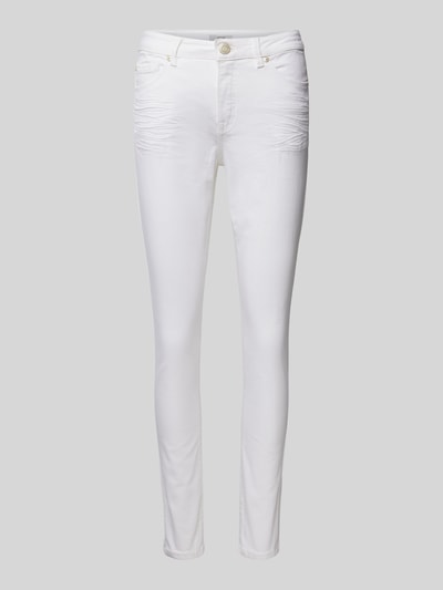 OPUS Skinny Fit Jeans im 5-Pocket-Design Modell 'Elma' Weiss 2