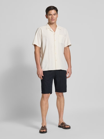 Marc O'Polo Relaxed Fit Bermudas aus reiner Baumwolle Black 1