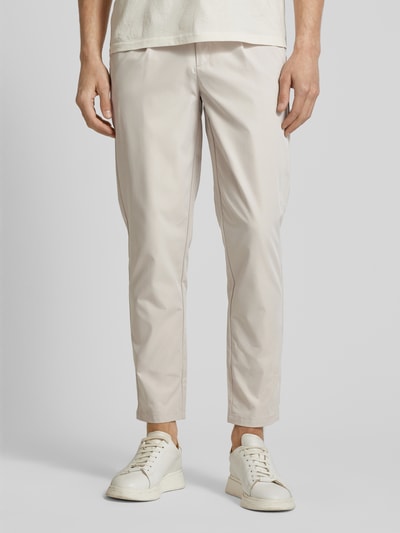 Colours & Sons Tapered Fit Chino mit Bundfalten Offwhite 4