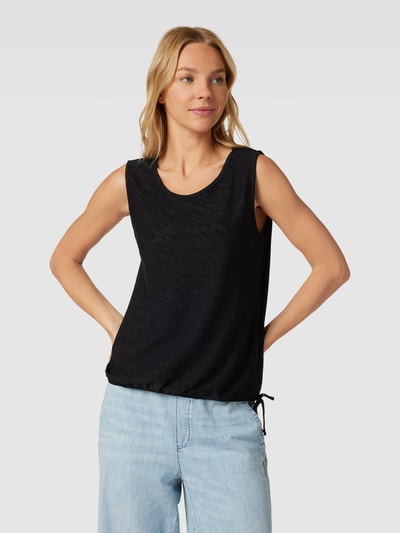 Tom Tailor Top mit Lochmuster Black 4