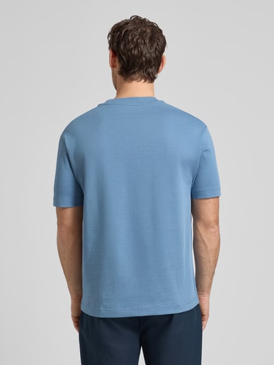 Marc O'Polo Relaxed Fit T-Shirt aus reiner Baumwolle Blau 5