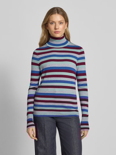 Christian Berg Woman Regular Fit Longsleeve aus Viskose-Mix Helltuerkis 4