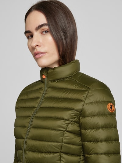 SAVE THE DUCK Steppjacke mit Zweiwege-Reißverschluss Modell 'CARLY' Oliv 3