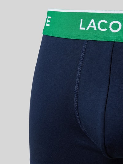 Lacoste Trunks mit Label-Bund Marine 2