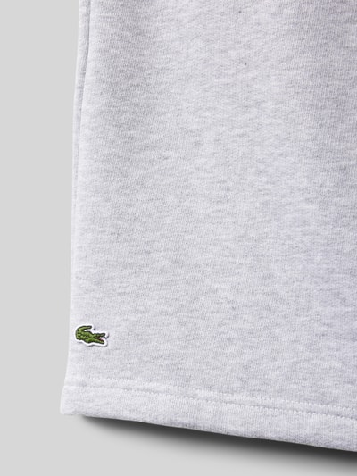 Lacoste Sweatshorts mit elastischem Bund Hellgrau Melange 2