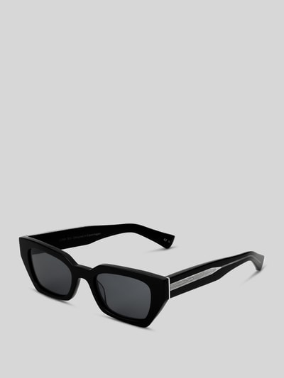 MessyWeekend Quadratische Sonnenbrille Modell 'LUNA' Black 3