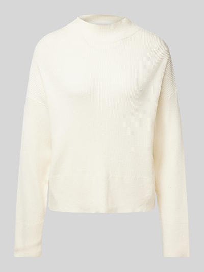 QS Strickpullover mit Turtleneck Offwhite 2