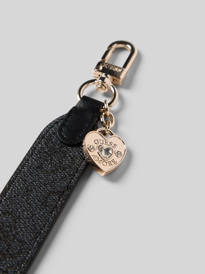 Guess Portemonnaie mit Logo-Applikation Modell 'Gift' Anthrazit 4