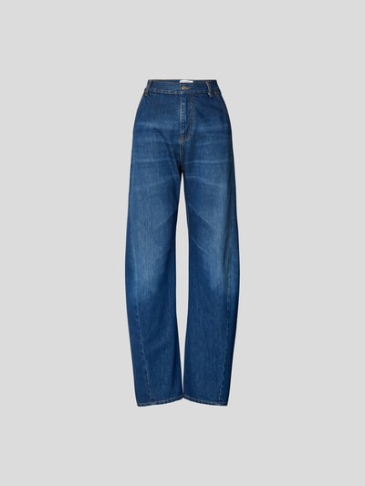 Victoria Beckham Low Rise Jeans aus Baumwolle Jeansblau 2