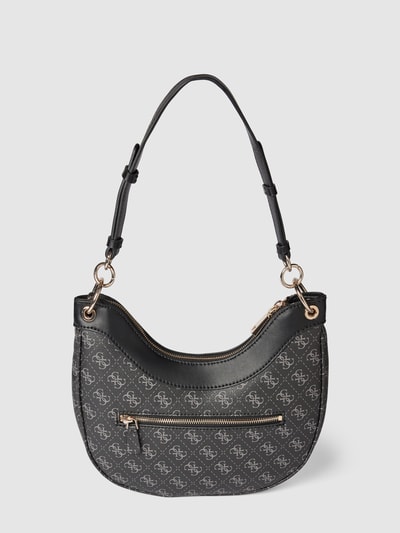 Guess Hobo Bag mit Allover-Logo Black 4