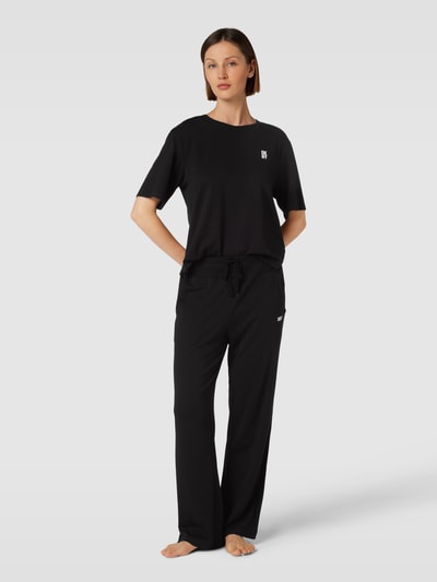 DKNY Pyjamabovendeel met elastische band Zwart - 1