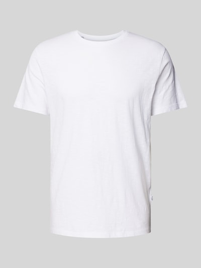 SELECTED HOMME T-Shirt mit Rundhalsausschnitt Modell 'ASPEN SLUB' Weiss 2