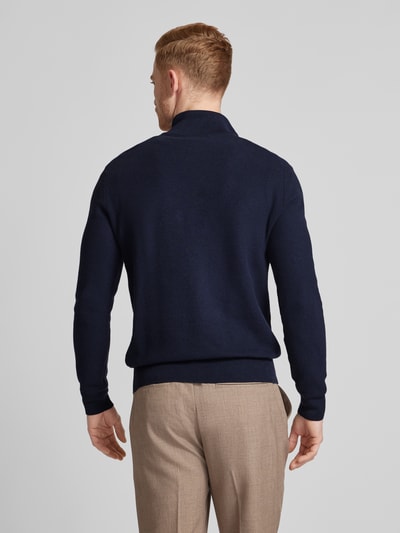 Polo Ralph Lauren Strickpullover mit Label-Stitching Marine 5