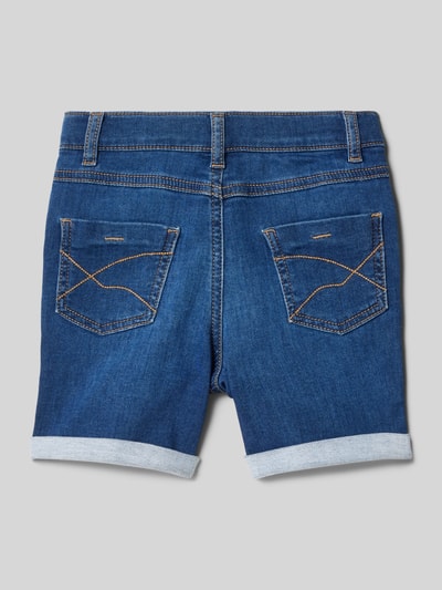 Steiff Jeansshorts aus reiner Baumwolle Blau 3