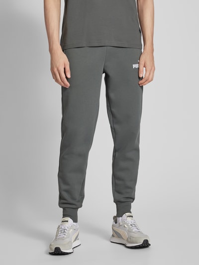 PUMA PERFORMANCE Regular fit sweatpants met labelprint Antraciet - 4