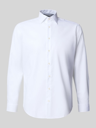 Christian Berg Men Regular Fit Business-Hemd mit Kentkragen Weiss 2