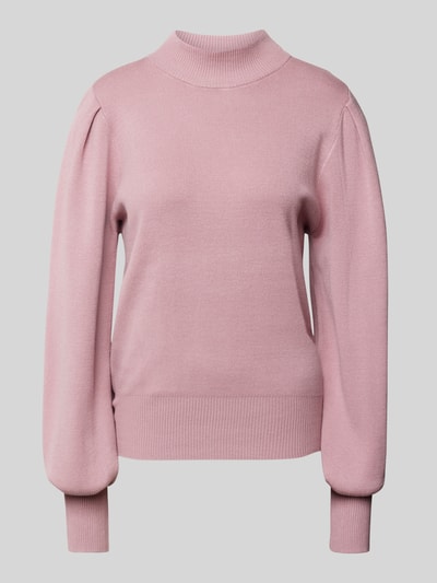 YAS Strickpullover mit Turtleneck Modell 'FONNY' Rose 2